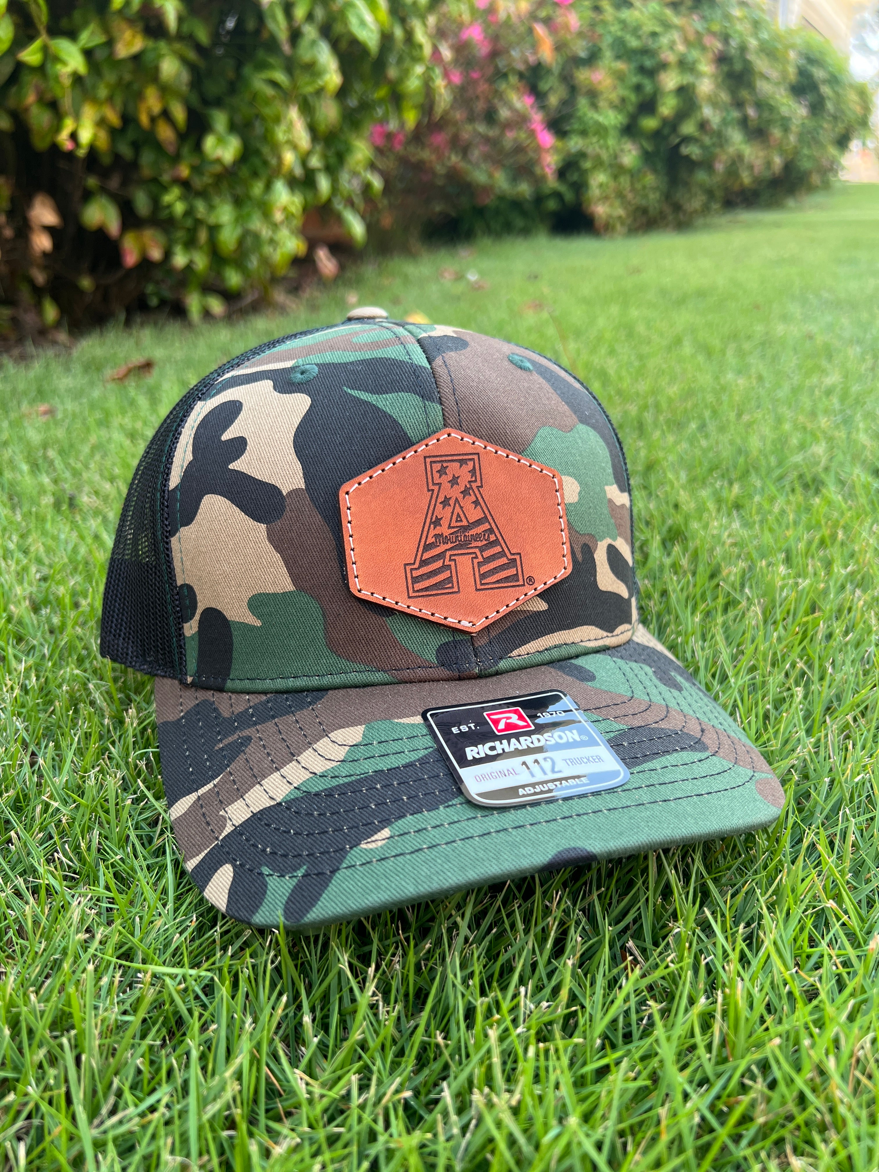 Appalachian State Leather Patch Hat (Stars and Stripes A)