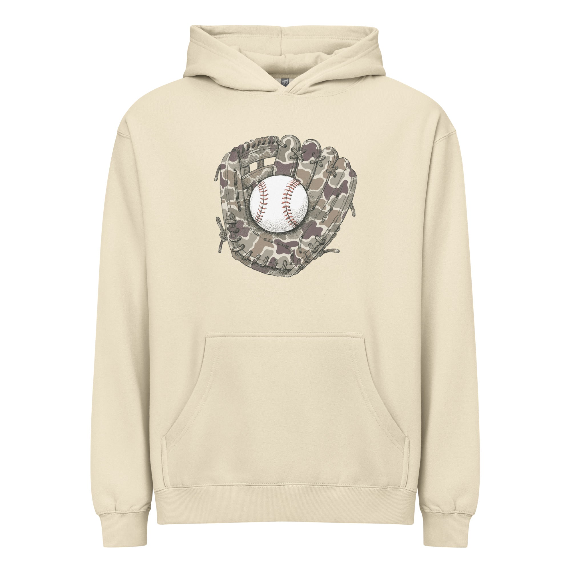 Baseball & Glove Duck Camo Hoodie
